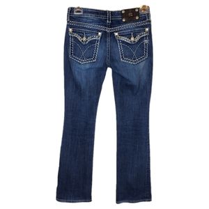 @Miss Me Womens Jeans Sz 28 Boot Stretch JE5180B3X